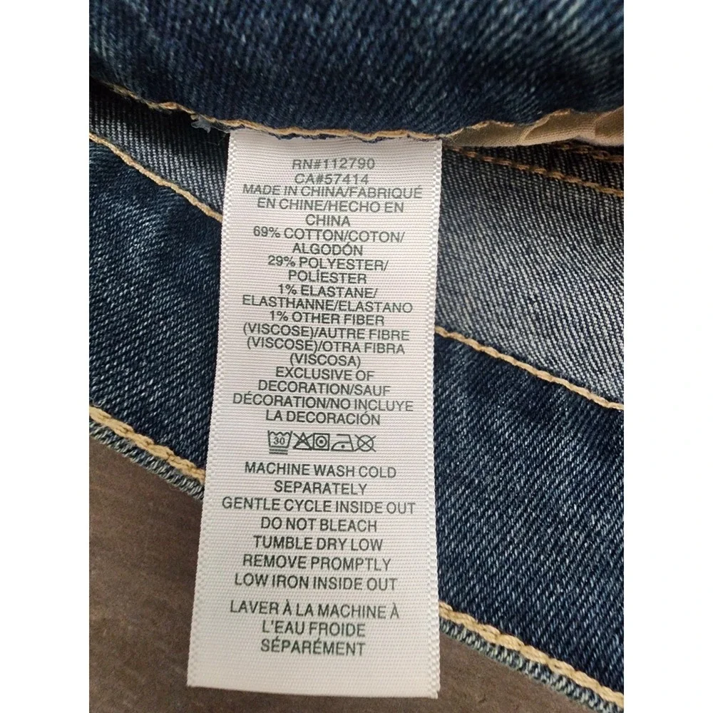 TRUE RELIGION Ricky SN Relaxed Straight JEANS 33